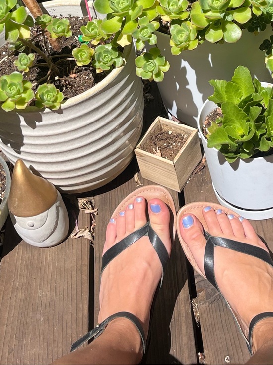 Other - Corso Como - Black Leather Sandalswith Supportive ankle straps